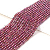 3MM Natural Red Garnet Gemstone Grade AAA Round Loose Beads 15 inch Full Strand (80016370-P60)
