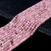 4X3MM Natural Strawberry Lepidocrocite Quartz Gemstone Grade AA Micro Faceted Rondelle Loose Beads 15 inch Full Strand (80016403-P62)