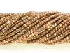 3x2mm Bronze Hematite Gemstone Micro Faceted Rondelle Loose Beads 15.5 inch Full Strand (80007527-A263)