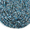 3X2MM Natural Apatite Gemstone Grade A Bicone Faceted Rondelle Saucer Loose Beads 15 inch Full Strand (80009473-P34)