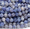 8MM Natural Iolite Gemstone Grade AAA Round Loose Beads (D304)