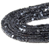 2MM Black Agate Gemstone Nugget Cube Loose Beads 15.5 inch Full Strand (80008881-P13)