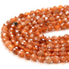 3MM Natural Hessonite Gemstone Micro Faceted Round Loose Beads 15 inch Full Strand (80016220-P50)