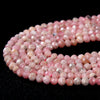 3MM Natural Argentina Rhodochrosite Gemstone Grade AAA Micro Faceted Round Loose Beads 15.5 inch Full Strand (80009370-P28)