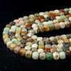 5MM Natural Turquoise Gemstone Micro Faceted Cube Loose Beads (P47)