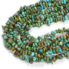 100% Natural Genuine Turquoise Green Blue Gemstone Pebble Nugget Chip 5-10MM Beads (D86)