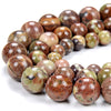 Natural Yellow Green Australian Opal Gemstone Grade AAA Round 6MM 8MM Loose Beads (D309)