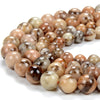 Rare Orange Moonstone With Smoky Quartz Inclusions Gemstone Grade AA Round 5MM 6MM 7MM 8MM 9MM 10MM Loose Beads (D299)