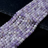 4-5MM Natural Lavender Amethyst Gemstone Grade AA Micro Faceted Round Loose Beads 15 inch Full Strand (80009439-P33)