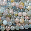 10MM Natural Morganite Gemstone Grade AAA Round Loose Beads (D408)