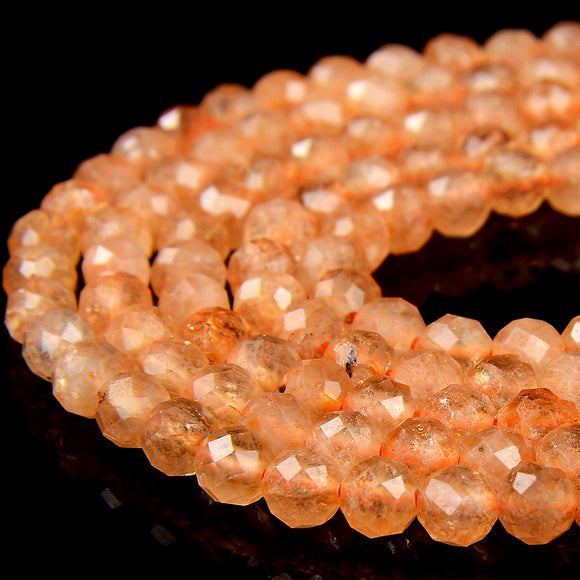 Honey Citrine Gemstone Grade AA Micro Faceted Round 2MM 4MM Loose Beads 15 Inch Full Strand (P64)