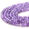 3X2MM Natural Amethyst Gemstone Grade AAA Micro Faceted Rondelle Loose Beads 15 inch Full Strand (80016383-P61)