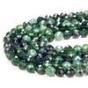 6MM Natural Canadian Jade Gemstone Grade AA Micro Faceted Round Loose Beads (P29)