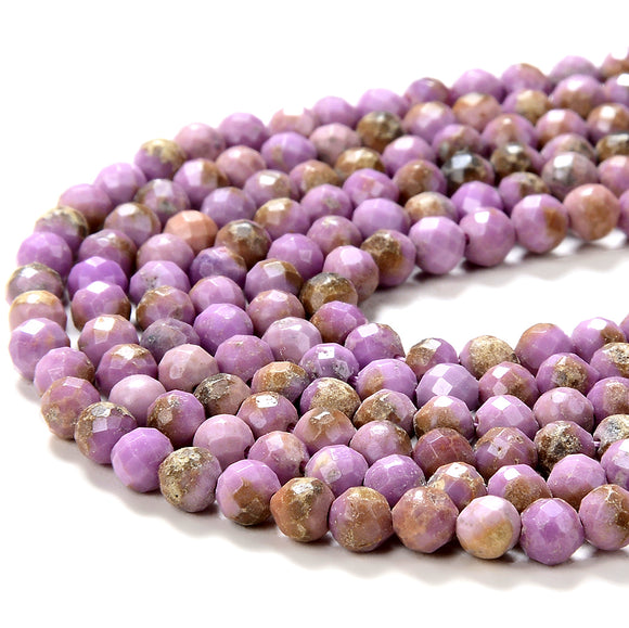 Natural Phosphosiderite Gemstone Grade A Micro Faceted Round 2MM 3MM 4MM Loose Beads 15 inch Full Strand (P53)