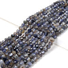 5MM Natural Iolite Gemstone Grade A Micro Faceted Round Loose Beads 15.5 inch Full Strand (80009443-P33)