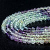 4MM Natural Multi Color Fluorite Gemstone Grade AAA Micro Faceted Round Loose Beads 15.5 inch Full Strand (80015380-P46)