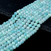 5MM Natural Amazonite Gemstone Grade AA Micro Faceted Round Loose Beads 15 inch Full Strand (80016338-P58)