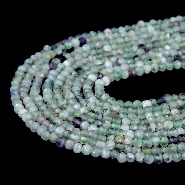 2MM Green Fluorite Gemstone Grade A Micro Faceted Round Loose Beads 15.5 inch Full Strand (80008854-P12)