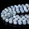 6MM Natural Aquamarine Gemstone Grade AA Faceted Prism Double Point Cut Loose Beads (D212)