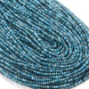 3X2MM Natural Apatite Gemstone Grade AA Bicone Faceted Rondelle Saucer Loose Beads 15 inch Full Strand (80009276-P25)