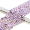 3MM Natural Ametrine Gemstone Grade A Round Loose Beads 15 inch Full Strand (80016352-P59)