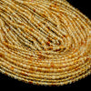 Natural Citrine Gemstone Grade AAA Micro Faceted Round 2MM 3MM Beads (P10)