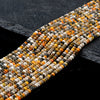 3X2MM Natural Bumblebee Jasper Gemstone Grade AA Micro Faceted Rondelle Loose Beads 15 inch Full Strand (80017469-P78)