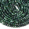 6MM Natural Canadian Jade Gemstone Grade AA Micro Faceted Round Loose Beads (P29)