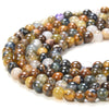 3MM Natural Pietersite Gemstone Grade AA Round Loose Beads 15 inch Full Strand (80016360-P59)