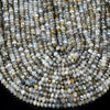 6X3MM Natural Labradorite Gemstone Grade A Faceted Rondelle Loose Beads (D343)