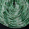 Natural Lepidocrocite Green Gemstone Grade AAA Micro Faceted Round 2MM 4MM Loose Beads 15 inch Full Strand (P26)