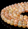 Natural Orange Moonstone Gemstone Grade AA Round 4MM 5MM 6MM 7MM 8MM 9MM 10MM Loose Beads (D301)