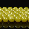 Natural Peridot Jade Gemstone Grade AAA Round 8MM 10MM Loose Beads (D403)
