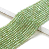 3X2MM Natural Green Apatite Gemstone Grade AAA Micro Faceted Rondelle Loose Beads 15 inch Full Strand (80016386-P61)