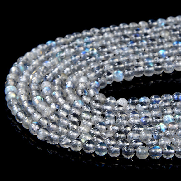 3MM Labradorite Gemstone Grade AAA Round Loose Beads 15.5 inch Full Strand (80009281-P25)
