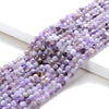 4MM Natural Chevron Amethyst Gemstone Grade A Micro Faceted Round Loose Beads 15 inch Full Strand (80016325-P57)