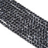 Natural Smooth Shungite Gemstone Grade AAA Square 10MM Loose Beads (D47)