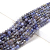 Natural Tanzanite Gemstone Grade A Micro Faceted Round 3MM 4MM Loose Beads (P45)