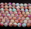 8mm Light Galaxy Sea Sediment Imperial Jasper Gemstone Round Loose Beads 15 inch Full Strand (80007547-A266)