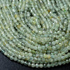 4MM Natural Phrenite Gemstone Grade AA Micro Faceted Round Loose Beads 15 inch Full Strand (80009437-P32)