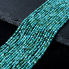 2MM Natural Turquoise Gemstone Round Loose Beads 15.5 inch Full Strand (80009559-P47)