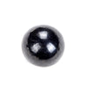 40MM Natural Smooth Shungite Gemstone Grade AAA Sphere Ball 1 Bead (80008561-D49)