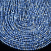 4MM Natural Kyanite Gemstone Grade AA Micro Faceted Round Loose Beads 15 inch Full Strand (80017287-P74)