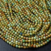4MM Natural Chrysocolla Gemstone Grade A Micro Faceted Round Loose Beads 15 inch Full Strand (80009436-P32)