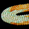 4MM Natural Multi Color Burma Jade Gemstone Grade AAA Micro Faceted Round Loose Beads 15 inch Full Strand (80009386-P29)
