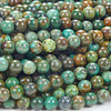 Natural Shattuckite Chrysocolla Gemstone Grade AA Round 3MM 4MM 5MM 6MM 7MM 8MM 9MM 10MM 11MM 12MM Loose Beads (D295 D296)