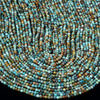 Natural Turquoise Gemstone Grade A Round 2MM 3MM 4MM Loose Beads 15 inch Full Strand (P74)