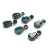 34X17X13MM Natural African Blood Stone Gemstone Perfume Bottle Pendant Faceted, Essential Oil Bottle Beads 1 Bead (80017221-P70)