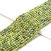 Natural Chrysoprase Gemstone Grade A Micro Faceted Round 3MM 4MM Loose Beads 15 inch Full Strand (P53)