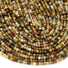 3X2MM Natural Green Grossular Garnet Gemstone Grade A Micro Faceted Rondelle Loose Beads (P35)